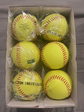 Yellow Softball Pack - High-Visibility Game Balls